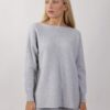MAGLIA IN VISCOSA CON BOTTONCINI - Grigio, TU