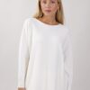 MAGLIA IN VISCOSA CON BOTTONCINI - Panna, TU