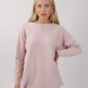 MAGLIA IN VISCOSA CON BOTTONCINI - Rosa, TU