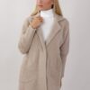 CAPPOTTO IN MAGLIA EFFETTO PELO - Biscotto, TU