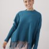 MAGLIA PARICOLLO CON FRANGE - Pavone, TU