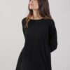 MAGLIA OVERSIZE IN VISCOSA - Nero, TU