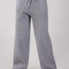 PANTALONI IN MAGLIA CON COULISSE - Grigio, TU