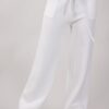 PANTALONI IN MAGLIA CON COULISSE - Panna, TU