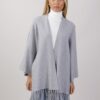 CARDIGAN CON FRANGE - Grigio, TU