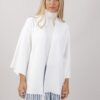 CARDIGAN CON FRANGE - Panna, TU