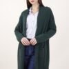 CARDIGAN IN MAGLIA MIDI - Bottle Green, TU