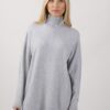 MAXI MAGLIA A COLLO ALTO - Grigio, TU