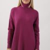 MAXI MAGLIA A COLLO ALTO - Petunia, TU