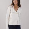 MAGLIA CON CERNIERA E REVERSE - Panna, TU