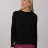 MAGLIA CON SPALLA SCESA - Nero, TU