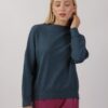 MAGLIA CON SPALLA SCESA - Verde bottiglia, TU