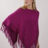 PONCHO CON MOTIVO TRECCIA - Petunia, TU