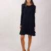 ABITO IN MAGLIA A PIEGHE - Blu, TU