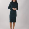 ABITO A COSTINE CON GILET - Verde bottiglia, TU