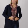 CARDIGAN LUNGO STRUTTURATO - Blu, TU