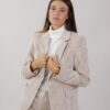 BLAZER A COSTINE CON FODERA FANTASIA - Beige, M