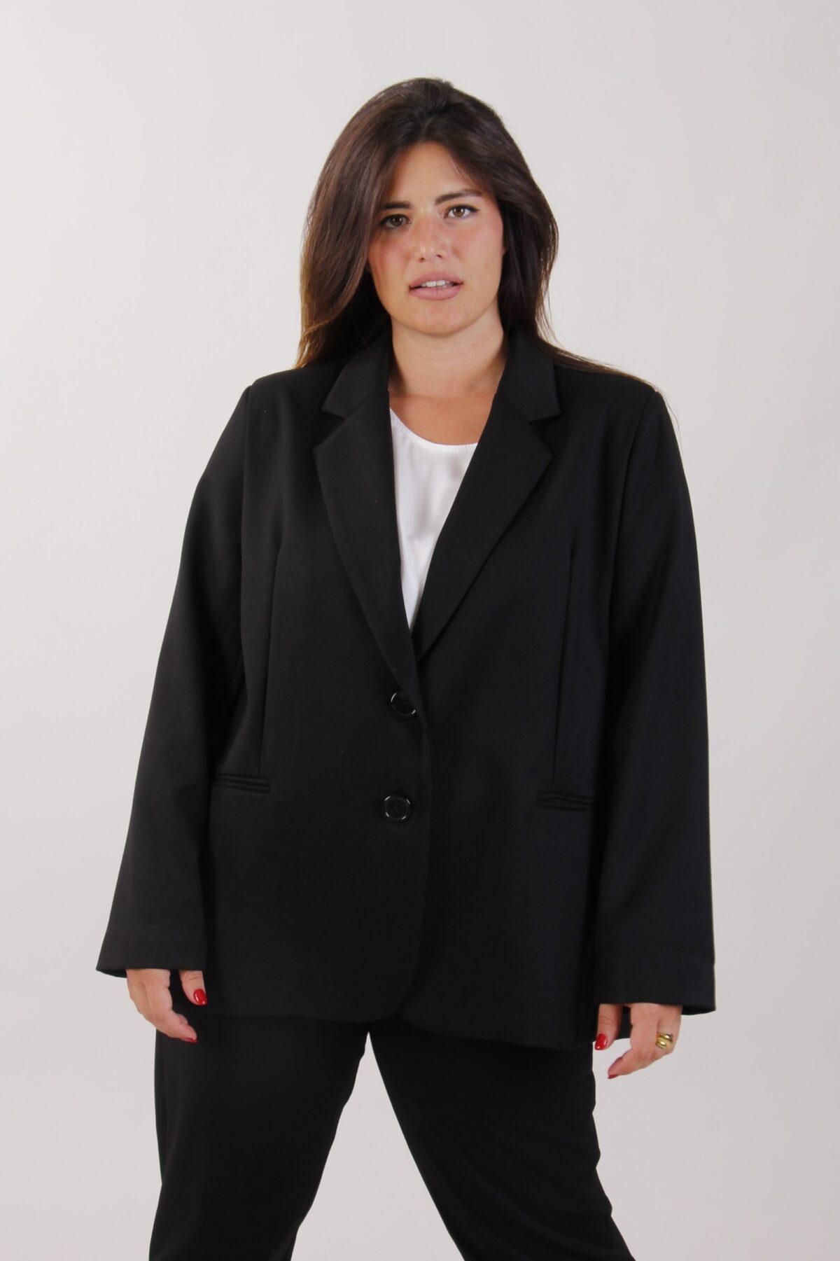 GIACCA CON APERTURE LATERALI - Imagen 2