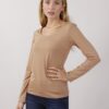 MAGLIA GIROCOLLO IN VISCOSA - Cammello, TU