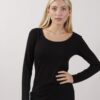 MAGLIA GIROCOLLO IN VISCOSA - Nero, TU