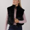 GILET IN ECOPELLICCIA - Nero, TU