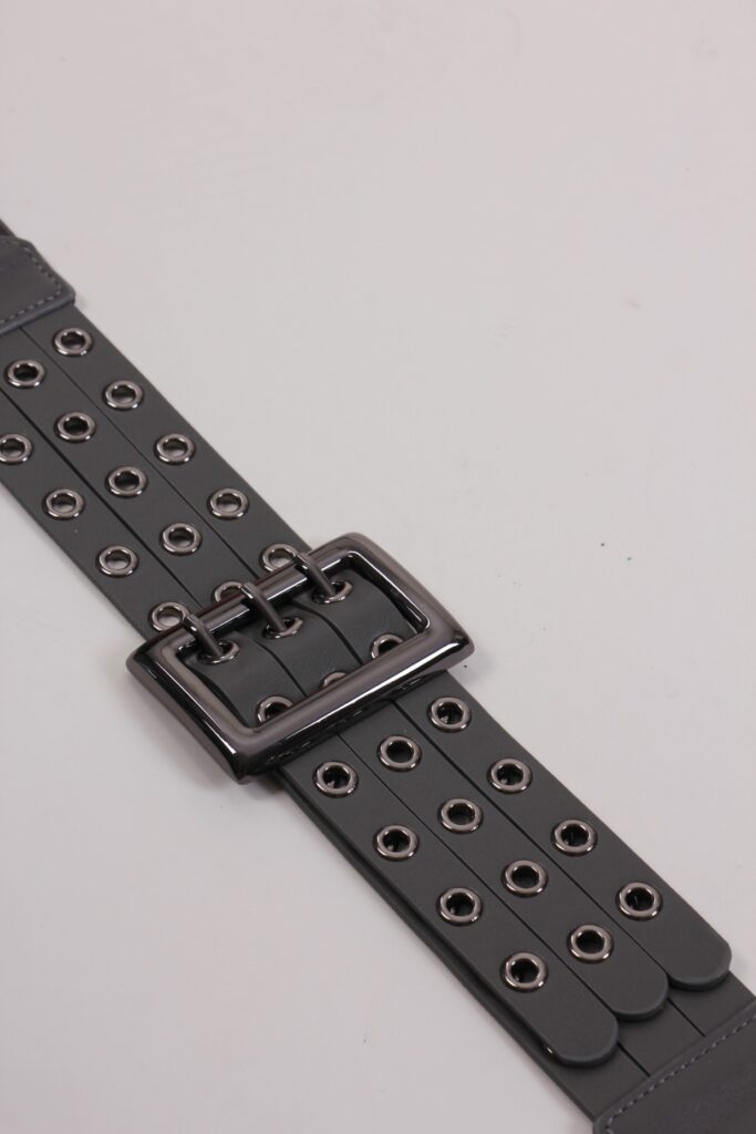 CINTURA CON BORCHIE - Piombo, TU 