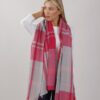 SCIARPA A QUADRI - Fucsia, TU