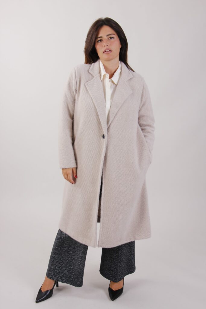 CAPPOTTO MONOPETTO EFFETTO PELO 