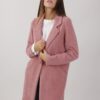 CAPPOTTO MONOPETTO EFFETTO PELO - Rosa, L