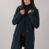 CAPPOTTO MONOPETTO EFFETTO PELO - Verde bottiglia, L