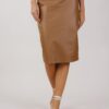 GONNA A TUBINO IN ECOPELLE - Cammello, S