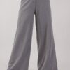 PANTALONE PALAZZO GESSATO - Grigio, S