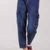 JEANS BAGGY CON TASCHE - Blu-jeans, M