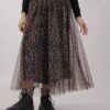 GONNA IN TULLE MACULATA - Beige, TU