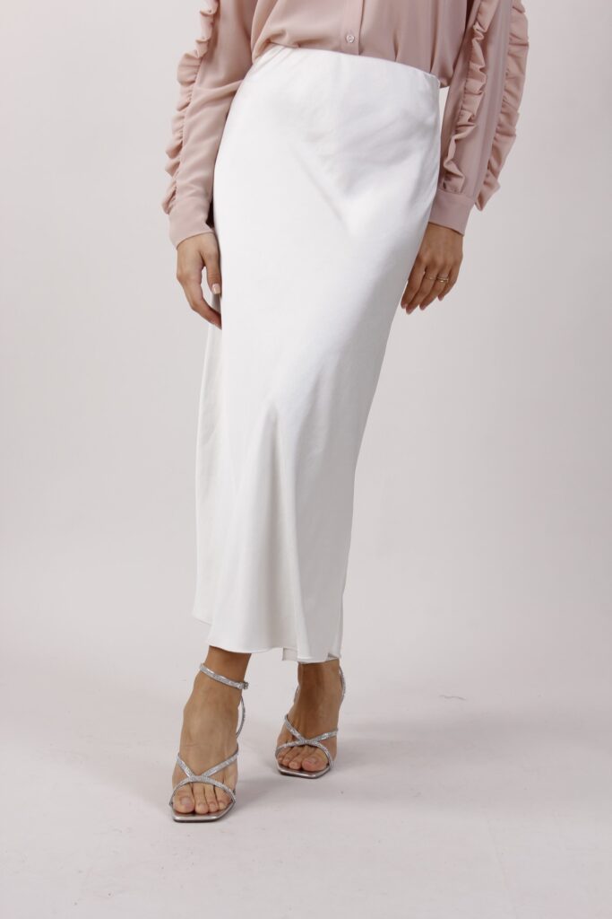 GONNA EFFETTO SATIN - Marfil, TU 