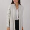 CARDIGAN CON REVERSE - Gesso, TU