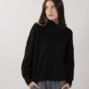 MAGLIA CON COLLO RIMOVIBILE - Nero, TU