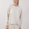 MAGLIA CON LINEE DECORATIVE - Gesso, TU