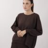 MAGLIA CON LINEE DECORATIVE - Moro, TU