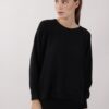 MAGLIA CON LINEE DECORATIVE - Nero, TU
