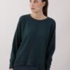 MAGLIA CON LINEE DECORATIVE - Verde bottiglia, TU