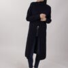 MAGLIA COLLO ALTO CON SPACCO - Blu, TU