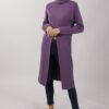 MAGLIA COLLO ALTO CON SPACCO - Lavanda, TU