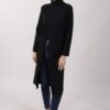 MAGLIA COLLO ALTO CON SPACCO - Nero, TU