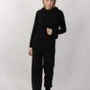 COMPLETO IN MAGLIA CON CAPPUCCIO - Nero, TU