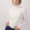 MAGLIA CON MACRO TRECCIA - Gesso, TU
