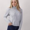 MAGLIA CON MACRO TRECCIA - Grigio, TU