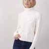 MAGLIA CON MACRO TRECCIA - Panna, TU