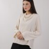 CASACCA CON SCOLLO A CAPPUCCIO - Beige, M