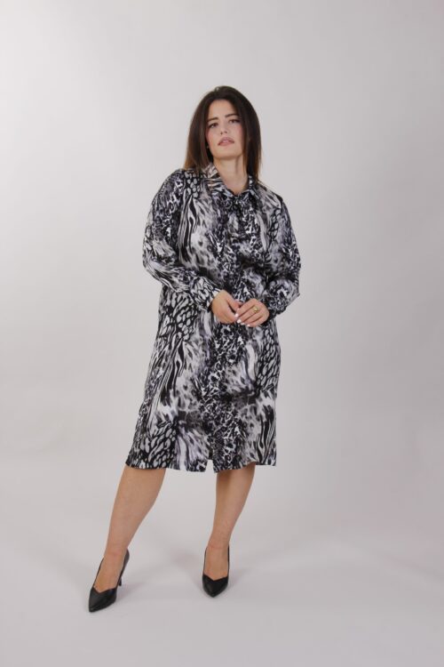 ABITO CHEMISIER ANIMALIER